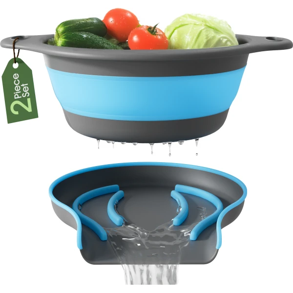 Gevoli-Collapsible-Colander-with-Draining-Tray-ESDC0166