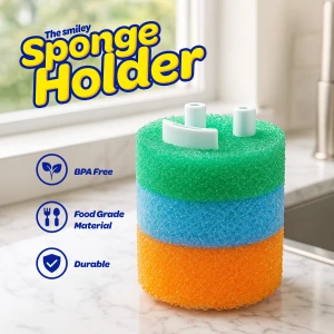 Smiley-Sponge-Holder